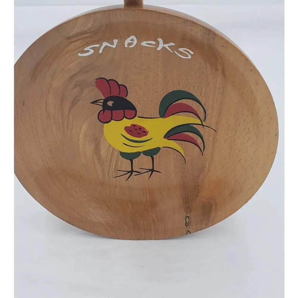 Japanese Rooster Snack Wooden Kitchen Wall Art Decorative 10